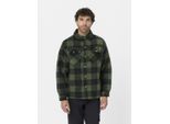 Funktionshemd DICKIES "Dickies Workwear Hemden PORTLAND SHIRT", Herren, Gr. XS, Normalgrößen, grün, Flanell, Obermaterial: 100% Polyester. Futter: 100% Polyester. Füllung: 100% Polyester, Hemden