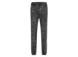 Sweathose RUSTY NEAL, Herren, Gr. M, EURO-Größen, schwarz, 100% Baumwolle, Hosen Sweathose, mit verwaschenem Muster