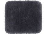 Badematte GÖZZE "»DELUXE«", grau (anthrazit), rechteckig (50cm x 45cm ), 1 Stk., Polyester, Badematten, Badematte, mit extra hohem Flor