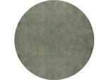 Teppich MERINOS "Loft 37", forest, H:16mm Ø:160cm, Polyester, Teppiche, Teppich, Kunstfellteppich besonders weich und kuschelig, Fell Haptik