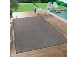 Teppich PACO HOME "Sonset", grau, B:120cm H:4mm L:160cm, Polypropylen (PP), Teppiche, Teppich, Flachgewebe, meliert, In- und Outdoor geeignet, Wohnzimmer