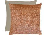 Dekokissen APELT "Silva", orange, B:45cm L:45cm, Obermaterial: 60% Polyester, 20% Baumwolle, 20% Viskose. Füllung: 100% Polyester, Dekokissen_Sitzkissen_Kissenhüllen