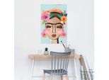 Poster REINDERS "Happy Face", bunt (farbe bild(er): bunt), B:61cm H:91,5cm T:0,1cm, Holzwerkstoff, Bilder, Poster
