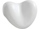 Nackenkissen WENKO "Tropic", weiß (tropic weiß), B:25cm H:11cm L:20cm, Polyurethan (PU), Funktionskissen, für die Badewanne