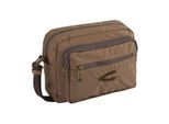 Umhängetasche CAMEL ACTIVE "Journey", Mädchen, Gr. B/H/T: 23cm x 19cm x 12cm, beige (natur), Polyester, aufgeraut, bestickt, clean, unifarben, Taschen Umhängetasche, aus leichtem robusten Nylon, funktional perfekt für alle Lebenslagen