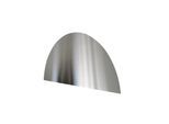 Home>it Kitchen splash plate curved 900 x 450mm - stainless steel