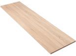 Arbeitsplatte KOCHSTATION "KS-Universal", braun (eichefarben), B:80cm H:2,8cm T:60cm, Holzwerkstoff, Tischplatten, Stärke 28 mm, verschiedene Breiten und Farben