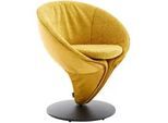 Koinor Stuhl , Gelb , Textil , Drehteller , 70x82x65 cm , Goldenes M , Beinauswahl, Lederauswahl, Stoffauswahl, Typenauswahl, Sitzfläche 360° drehbar , Esszimmer, Esszimmerserien