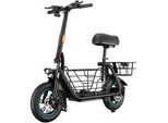 Xxxl Elektroscooter , Schwarz , Metall , 53.5x99x123 cm , Freizeit & Co, E-Mobilität, E-Scooter