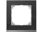 M-Pure, Decor Rahmen, 1-fach, Schiefer/aluminium