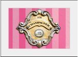 queence Bild »CHAMPAGNER BELL«, Gegenstandslos-Humor-Sprüche & Texte-Wein, (1 St.), HD Premium Poster-Druck inkl. Holzrahmen