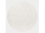 Ayyildiz Teppiche Hochflor-Teppich "POUFFY 5100" rund 20 mm Höhe Läufer, weicher glatter Softflor, Kaninchen Fell Haptik, waschbar