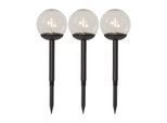 Parforce Traditional Hunting Gartenleuchte »Pollerleuchte Globe, 25 cm, Schwarz, 3er Set«