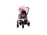 Chipolino Kinderwagen Buggy Insta, Fußabdeckung, Federung, Korb, Gurt, klappbar rosa