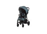 Chipolino Kinderwagen Buggy Insta, Fußabdeckung, Federung, Korb, Gurt, klappbar grün