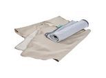 Esposa Sporthandtuch , Dunkelgrau, Beige , Textil , 2-teilig , 30x100 cm , Oeko-Tex® Standard 100 , Heimtextilien, Badtextilien, Handtücher
