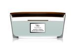 Woodwick Sagewood & Seagrass geurkaars met een houten lont (hearthwick) 453,6 g