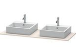 Duravit XSquare Konsole Taupe Supermatt 1400x550x16 mm - XS063GB8383 XS063GB8383