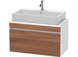 Duravit DuraStyle Konsolenwaschtischunterbau wandhängend Nussbaum & Weiß Matt 900x478x512 mm - DS530 DS530307918