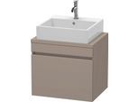 Duravit DuraStyle Konsolenwaschtischunterbau wandhängend Basalt Matt 600x478x512 mm - DS530004343 DS530004343