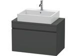 Duravit DuraStyle Konsolenwaschtischunterbau wandhängend Graphit Matt 800x478x512 mm - DS530204949 DS530204949