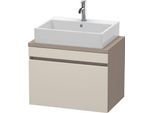 Duravit DuraStyle Konsolenwaschtischunterbau wandhängend Taupe & Basalt Matt 700x478x512 mm - DS5301 DS530109143