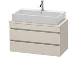 Duravit DuraStyle Konsolenwaschtischunterbau wandhängend Taupe Matt 900x478x512 mm - DS530809191 DS530809191