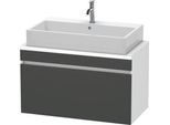 Duravit DuraStyle Konsolenwaschtischunterbau wandhängend Graphit & Weiß Matt 900x478x512 mm - DS5303 DS530304918