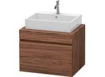 Duravit DuraStyle Konsolenwaschtischunterbau wandhängend Nussbaum dunkel Matt 700x548x512 mm - DS531 DS531102121