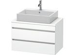 Duravit DuraStyle Konsolenwaschtischunterbau wandhängend Weiß Matt 800x478x512 mm - DS530701818 DS530701818
