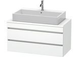 Duravit DuraStyle Konsolenwaschtischunterbau wandhängend Weiß Matt 1000x478x512 mm - DS530901818 DS530901818