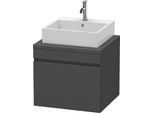 Duravit DuraStyle Konsolenwaschtischunterbau wandhängend Graphit Matt 600x548x512 mm - DS531004949 DS531004949