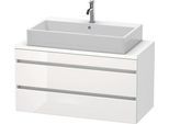Duravit DuraStyle Konsolenwaschtischunterbau wandhängend Weiß Hochglanz & Matt 1000x478x512 mm - DS5 DS530902218