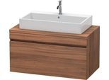 Duravit DuraStyle Konsolenwaschtischunterbau wandhängend Nussbaum Matt 1000x548x512 mm - DS531407979 DS531407979