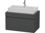 Duravit DuraStyle Konsolenwaschtischunterbau wandhängend Graphit Matt 900x548x512 mm - DS531304949 DS531304949