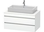 Duravit DuraStyle Konsolenwaschtischunterbau wandhängend Weiß Matt 1000x548x512 mm - DS531901818 DS531901818