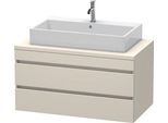 Duravit DuraStyle Konsolenwaschtischunterbau wandhängend Taupe Matt 1000x548x512 mm - DS531909191 DS531909191