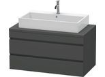 Duravit DuraStyle Konsolenwaschtischunterbau wandhängend Graphit Matt 1000x548x512 mm - DS531904949 DS531904949