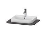 Duravit Happy D.2 Plus Konsole Graphit Supermatt 650x480x16 mm - HP031B08080 HP031B08080