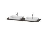 Duravit Happy D.2 Plus Konsole Nussbaum gebürstet Matt 1600x550x16 mm - HP032HB6969 HP032HB6969