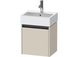 Duravit Ketho.2 Waschtischunterbau wandhängend Taupe Supermatt 434x338x440 mm - K25070R83830000 K25070R83830000