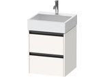 Duravit Ketho.2 Waschtischunterbau wandhängend Weiß Supermatt 484x460x549 mm - K25274084840000 K25274084840000