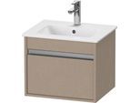 Duravit Ketho Waschtischunterbau wandhängend Leinen Matt 500x412x410 mm - KT640407575 KT640407575