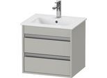 Duravit Ketho Waschtischunterbau wandhängend Betongrau Matt 500x412x480 mm - KT644400707 KT644400707