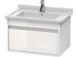 Duravit Ketho Waschtischunterbau wandhängend Weiß Hochglanz 800x455x410 mm - KT666402222 KT666402222