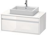 Duravit Ketho Konsolenwaschtischunterbau wandhängend Weiß Hochglanz 1000x550x426 mm - KT669502222 KT669502222