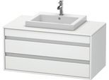 Duravit Ketho Konsolenwaschtischunterbau wandhängend Weiß Matt 1000x550x496 mm - KT675501818 KT675501818