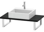 Duravit L-Cube Konsole Eiche Schwarz Matt 800x480x30 mm - LC104C01616 LC104C01616