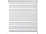SCHÖNER WOHNEN-Kollektion Doppelrollo »Tilda«, transparent, Sichtschutz, mit Bohren/ohne Bohren, freihängend, geklemmt, silberne oder weiße Rollo-Technik