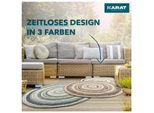 Karat Karat Wohnteppich Zoe Beige-Grau